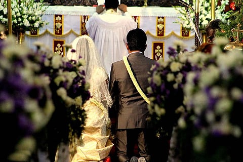 Representative image of a Catholic wedding