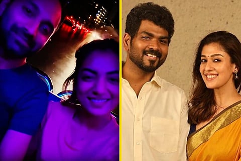 Nazariya, Fahad, Nayanthara and Vignesh Shivan 
