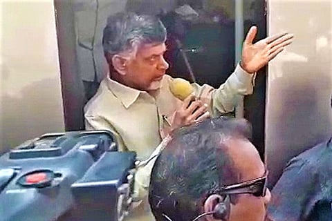 'If you mess with me, you'll be finished': AP CM Naidu threatens BJP workers