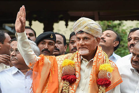 TDP president N Chandrababu 