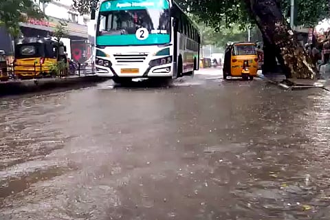 Visuals of heavy rains that lashed Chennai on December 30