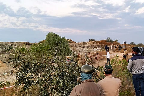 Inspection at Chikkaballapur explosion site in Karnataka