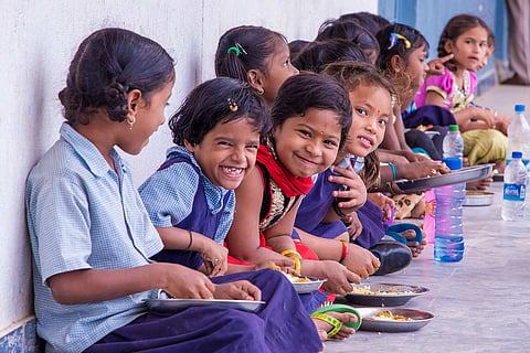 noon meal at a government school