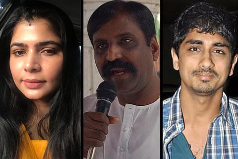 Chinmayi accuses Vairamuthu of sexual harassment, actor Siddharth tweets in support