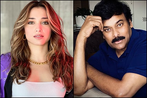 Tamannaah and Chiranjeevi