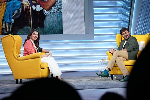 Chiranjeevi and Samantha 