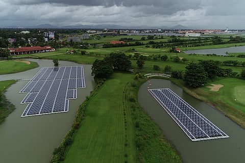 Solar floating plants in Cochin airport