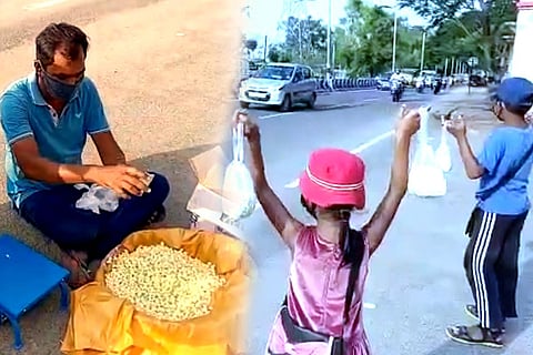 Coimbatore siblings selling flowers