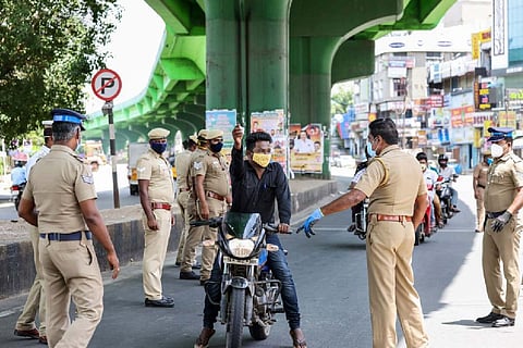Police checking two wheelers