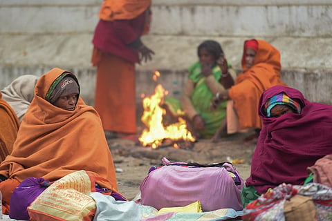 Representative image of a cold wave