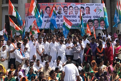 Congress targets R Ashoka on land scam issue on day of BJP's Parivartan Yatra