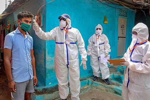 Health workers amid the COVID-19 pandemic