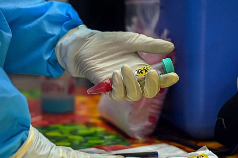 A frontline worker during the coronavirus pandemic