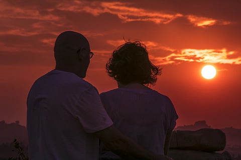 Representational image of a couple