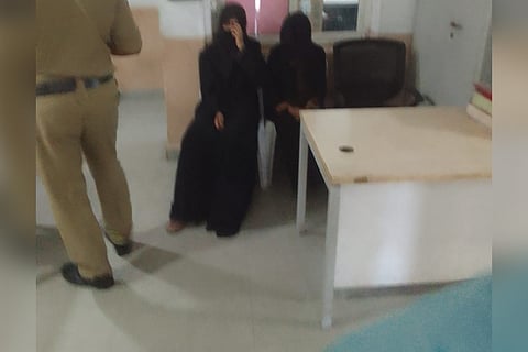 The two women who were detained by the Hyderabad police