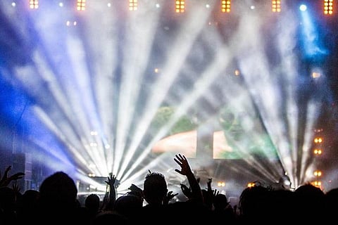Representative image of a DJ party