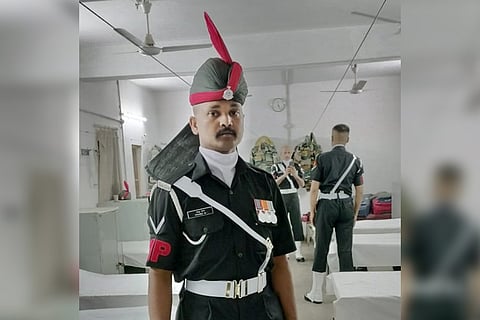 Prabhu, a military police officer who was killed in Krishnagiri