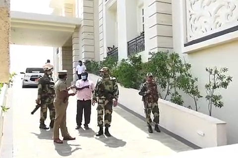 I-T department conducting raids in Tamil Nadu
