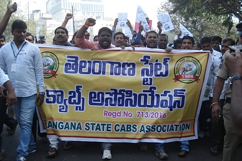 Hyd cabbie attempts self-immolation even as Ola, Uber drivers mull calling off strike