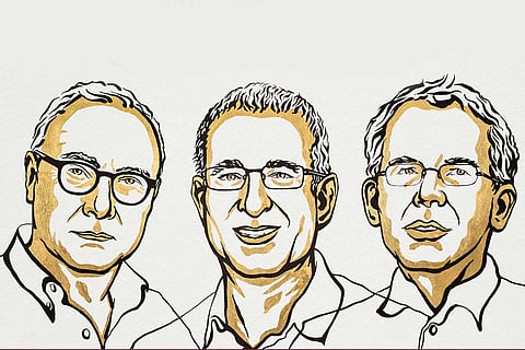 A collage of David Card, Joshua D Angrist, Guido W Imbens