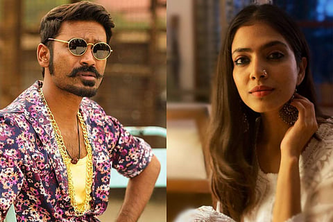 Dhanush and Malavika Mohanan