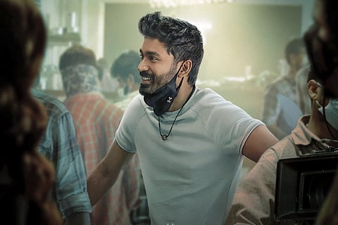 Dhanush is seen in the poster of D43