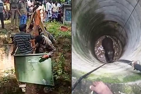 The rescue operations that was undertaken in Dharmapuri
