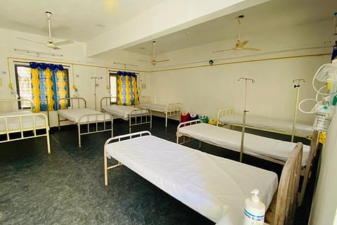 Crowdfunded Covid hospital in Dharmavaram 