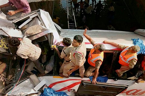 Diwakar Travels accident: Dead driver blamed for crash, no case against the owner