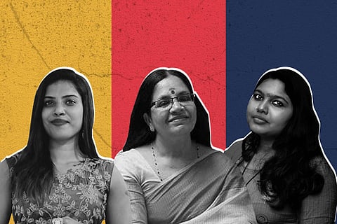 Diya, Bhagyalakshmi and Sreelakshmi