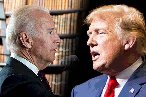 Joe Biden and Donald Trump 