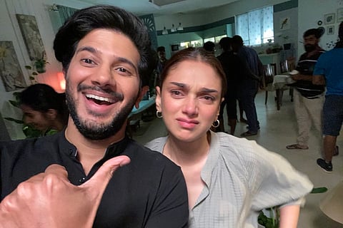 Dulquer and Aditi 