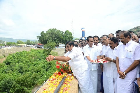 EPS claims victory in Cauvery dispute, CM releases water from Mettur dam