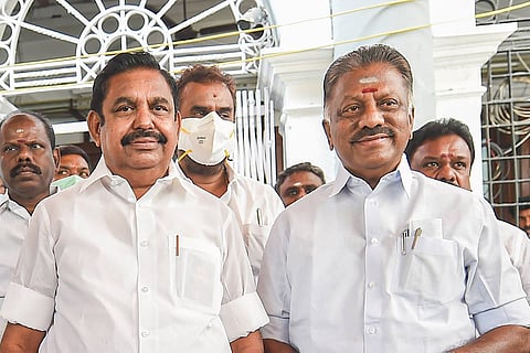 Edappadi K Palaniswami and O Panneerselvam