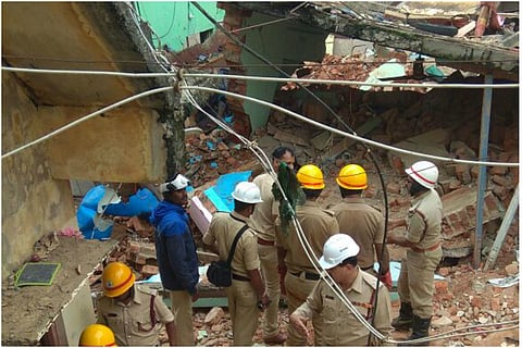 At least seven dead after building crumbles downs in Bengaluru’s Ejipura