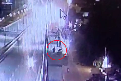 Screengrab of the CCTV footage 