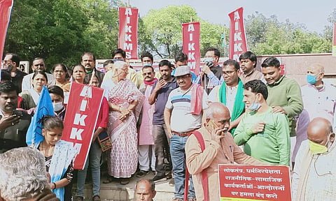 Farmers protest in Delhi
