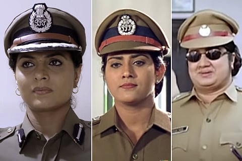 From left: Actors Asha Shareth, Vani Vishwanath, Kalpana