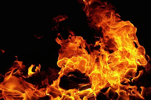 Representative image of fire: Kerala man sets 16-year-old girl on fire, immolates self over relationship woes