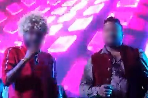 Screengrab from misattributed song  