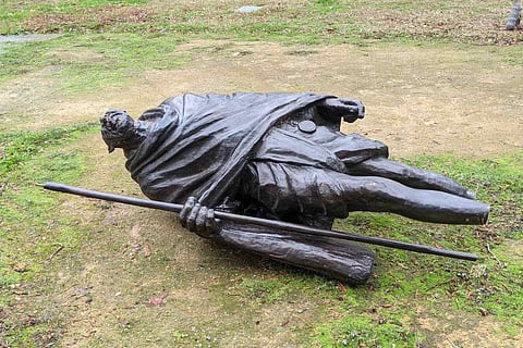 Gandhi statue vandalised