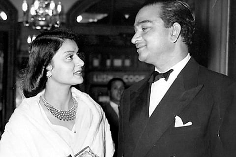 Gayatri Devi and Sawai Man Singh II