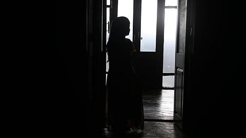 Silhouette of a woman