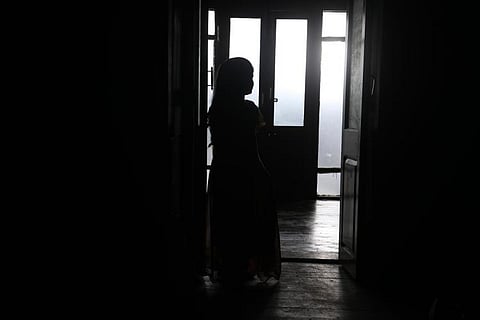 Silhouette of a woman