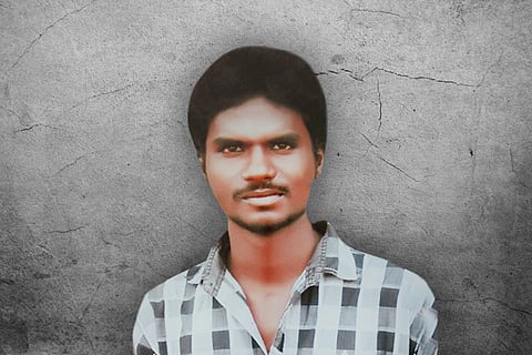 Gokulraj in a checked shirt