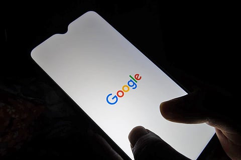 Google search on a mobile 
