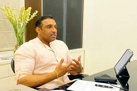 File photo of Andhra Industries Minister Goutham Reddy 