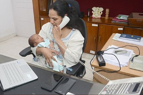22 days after giving birth, Vizag Municipal Commissioner reports to COVID-19 duty