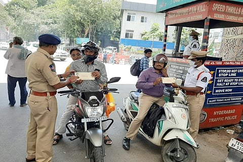Follow traffic rules, get free movie ticket: Hyd cops’ initiative to curb violations 