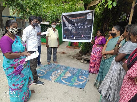 Hakku initiatve team people with residents